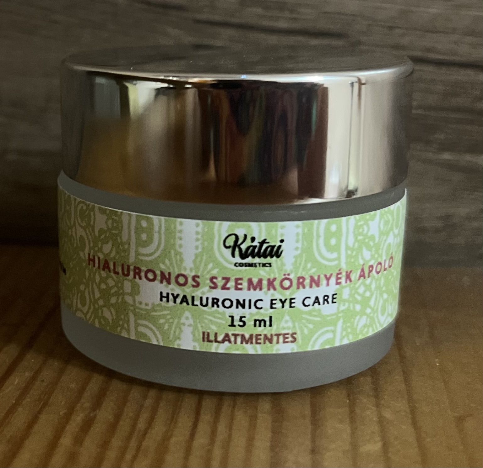 Illatmentes Hialuronos szemkörnyékápoló 15 ml